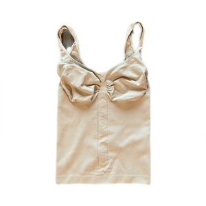 G By Guess Tummy Control Ribbed Camisole Tank Top Shapewear Beige
Women's S/M